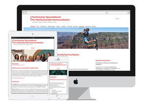 Website für Technischer Sprachdienst für interkulturelle Kommunikation